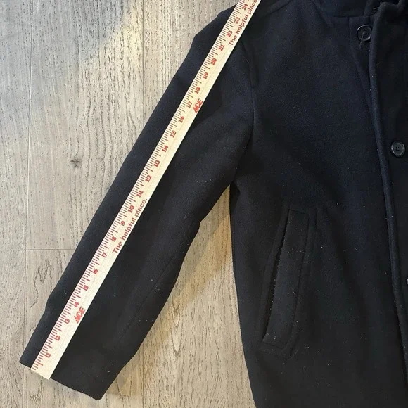 Perry Ellis Portfolio Wool Cashmere Blend Long-Sleeve Full-Zip JacketMen's Small